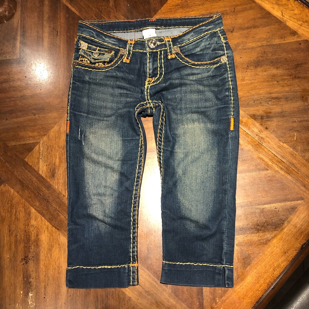 True Religion skinny Capri jeans